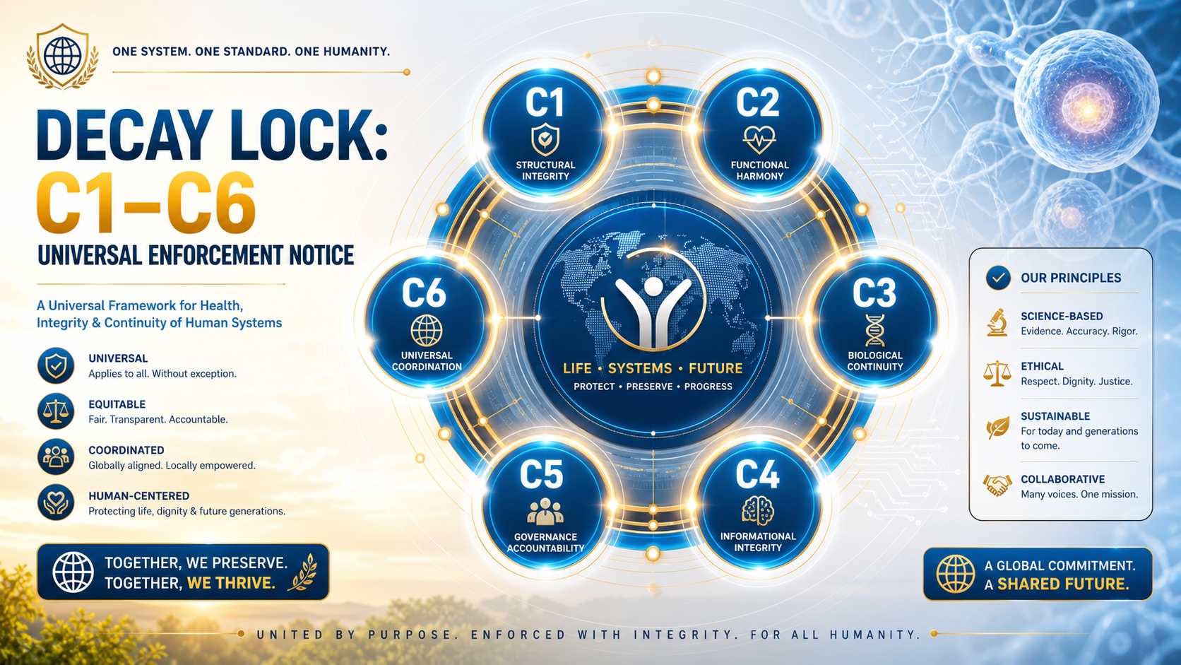 C6 Universal Enforcement Notice — Structural & Functional Integrity, Harmony